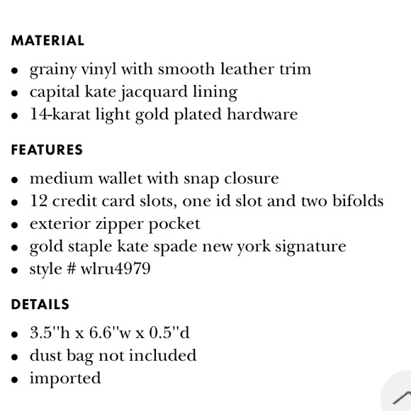 SALE- Kate Spade wallet - Picture 5 of 5